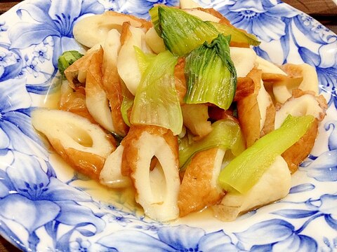 ちんげん菜とちくわの煮物